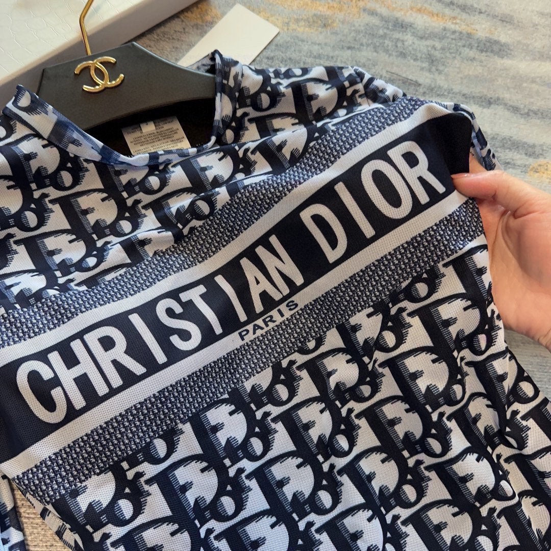 DIO* gauze one-piece swimsuit