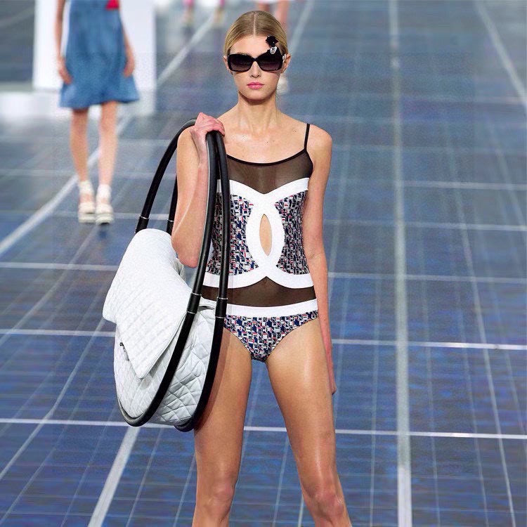 CHA* runway swimsuit