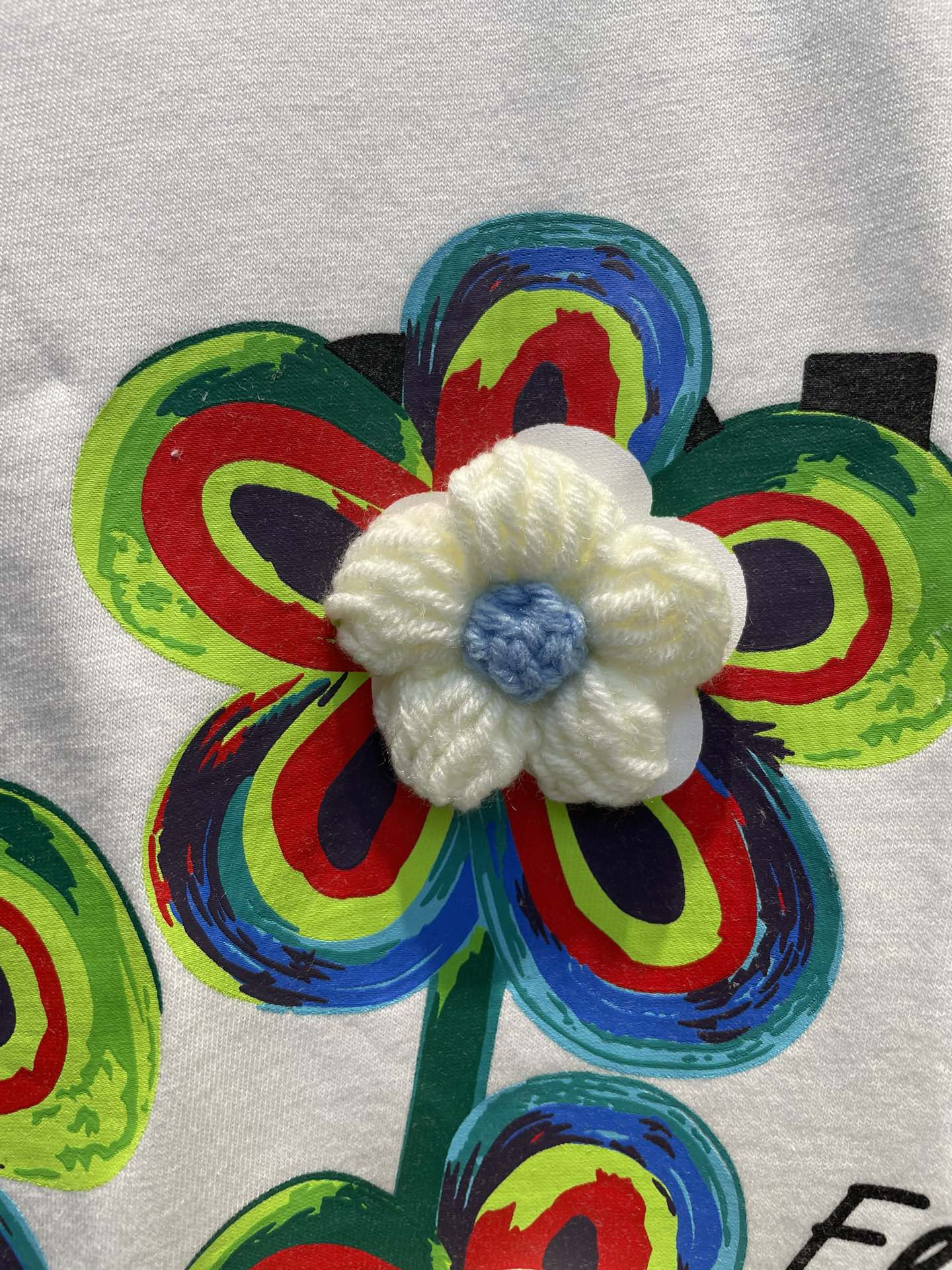 MIU* 24 printed short-sleeved T-shirt