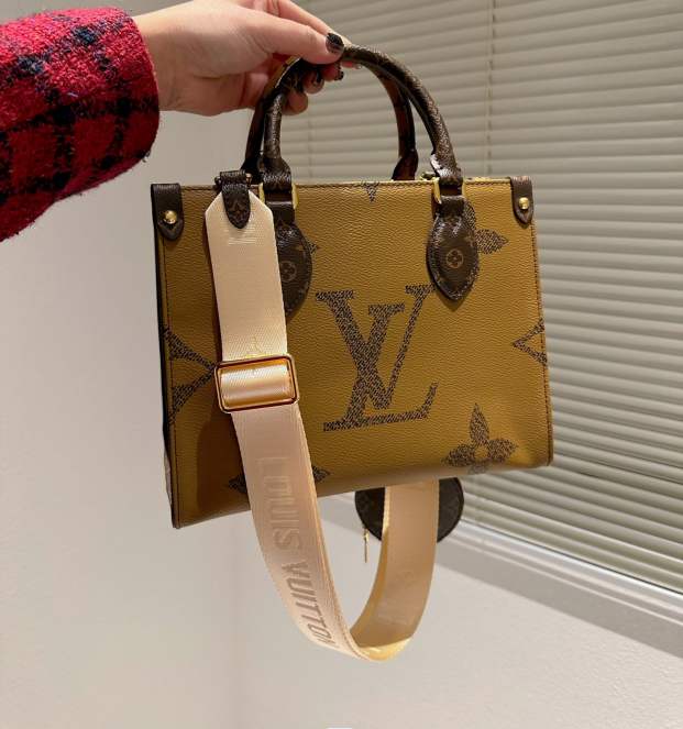 Double-sided old flower bag