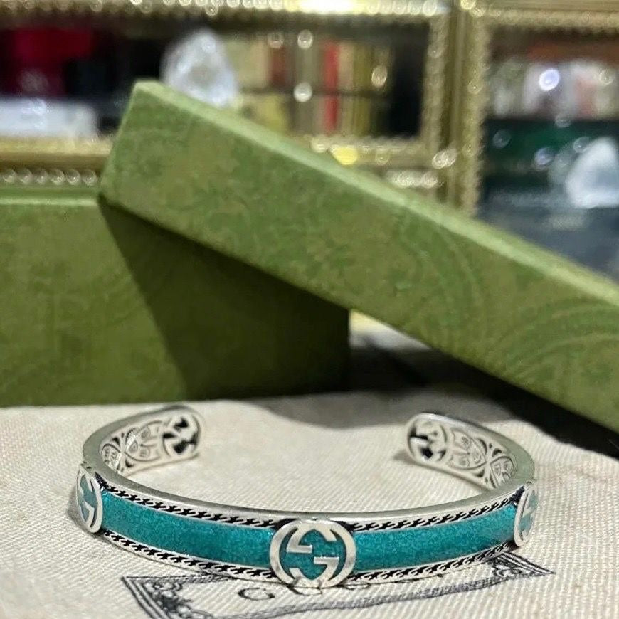 G  Vintage carved open bracelet for men and women