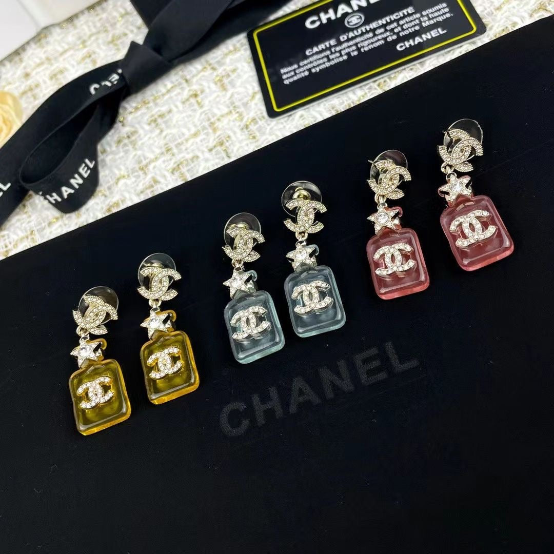 C  New Perfume Bottle Earrings