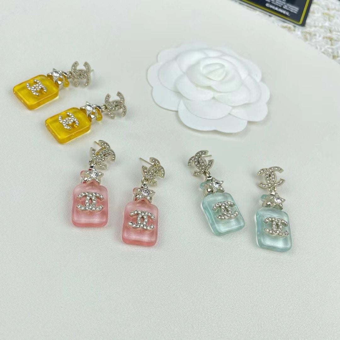 C  New Perfume Bottle Earrings