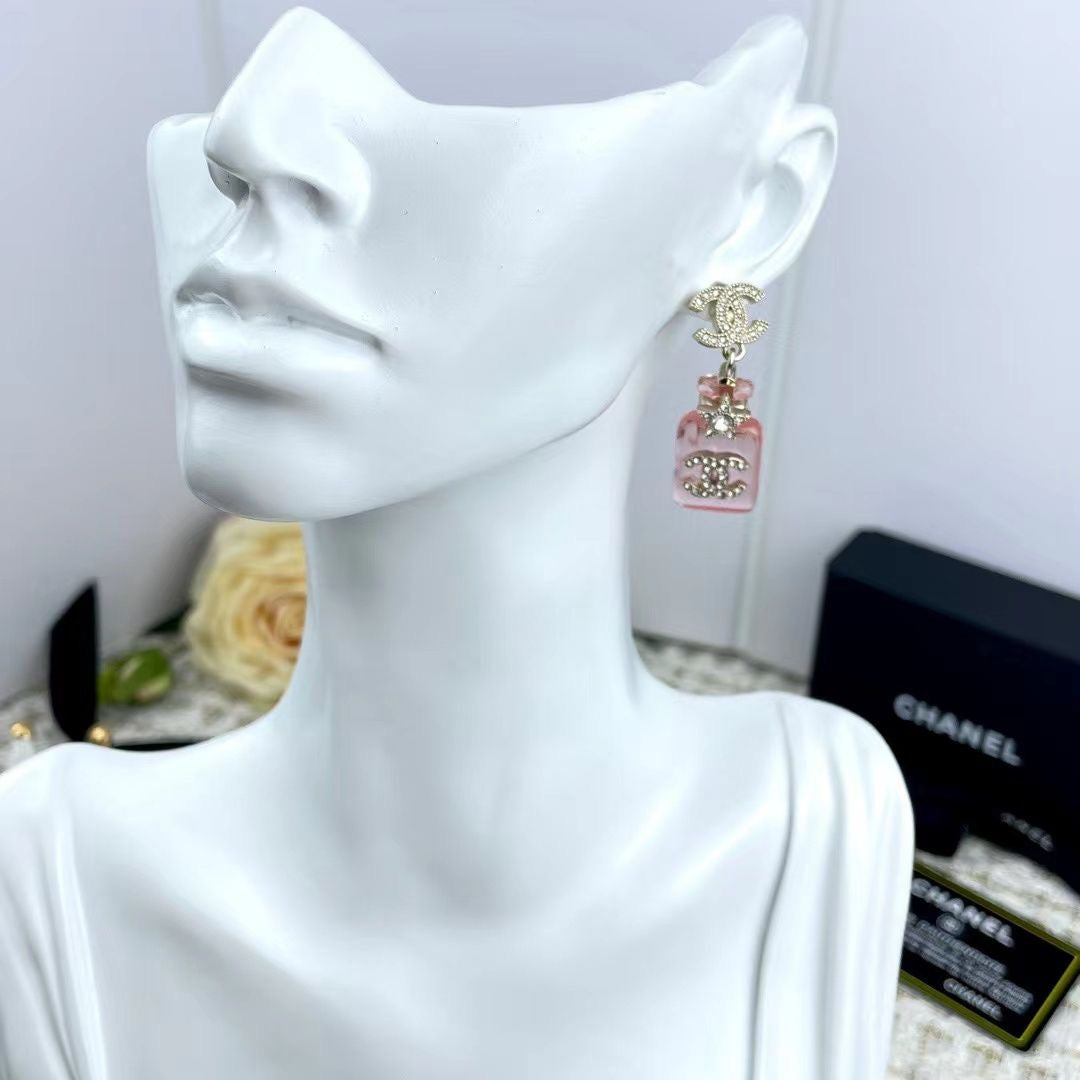 C  New Perfume Bottle Earrings
