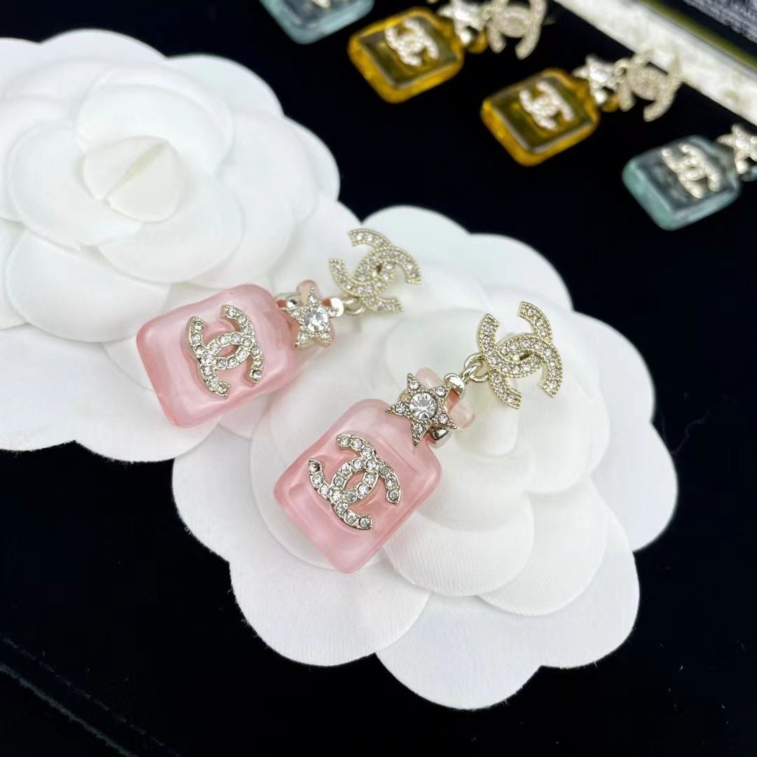 C  New Perfume Bottle Earrings