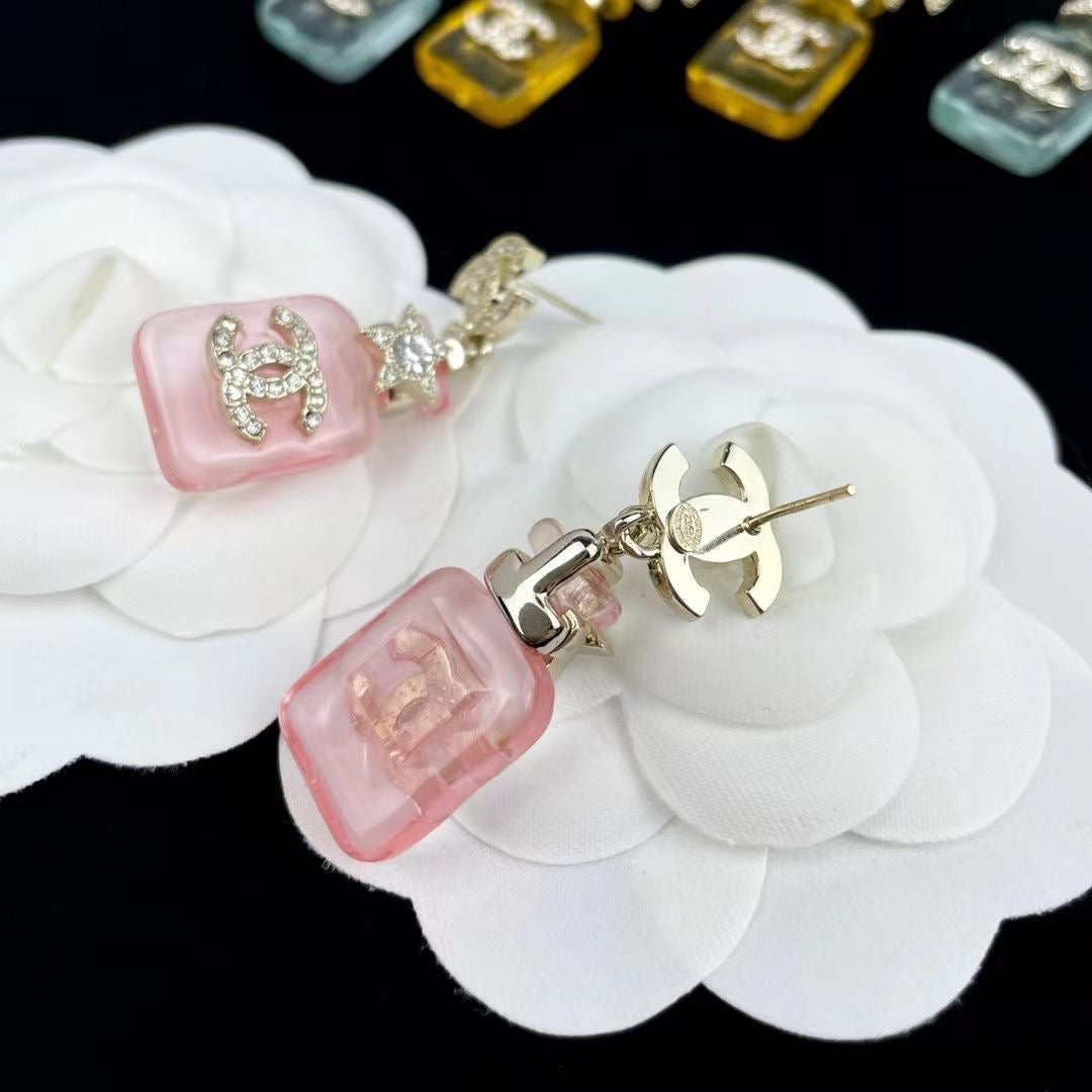 C  New Perfume Bottle Earrings