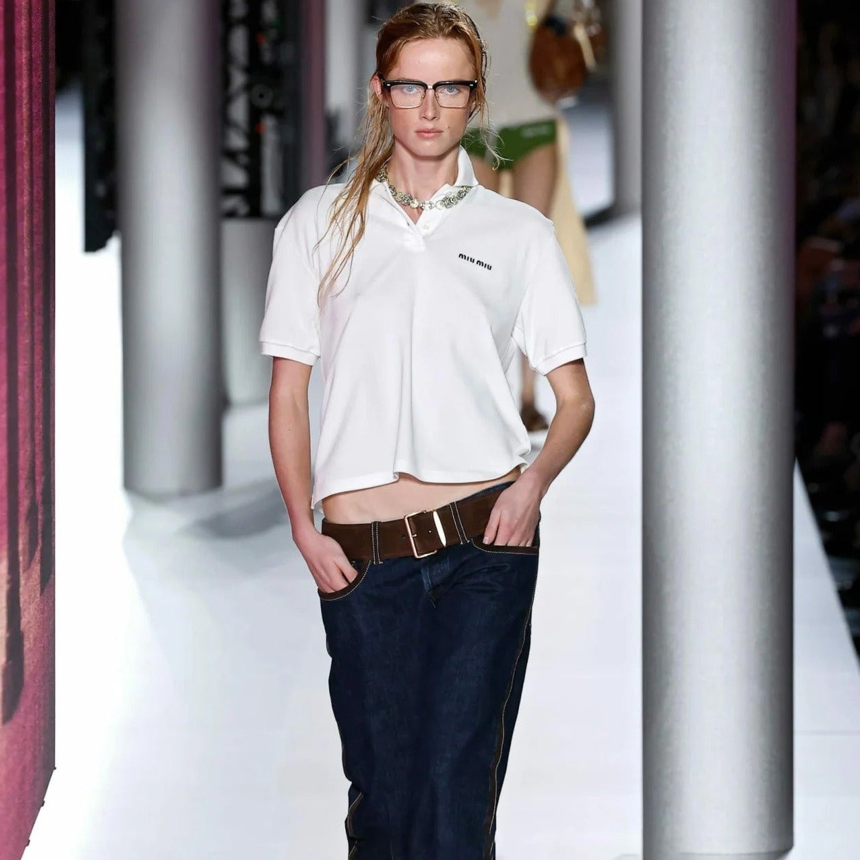 MI* 24 early spring embroidered POLO shirt