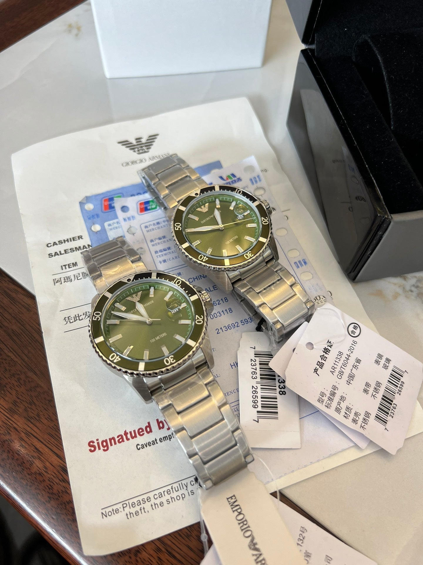 New A  watches