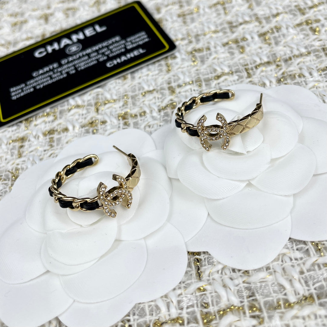 C  new hoop earrings