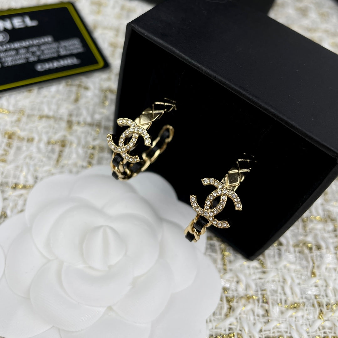 C  new hoop earrings