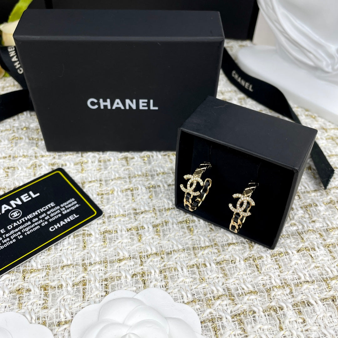 C  new hoop earrings