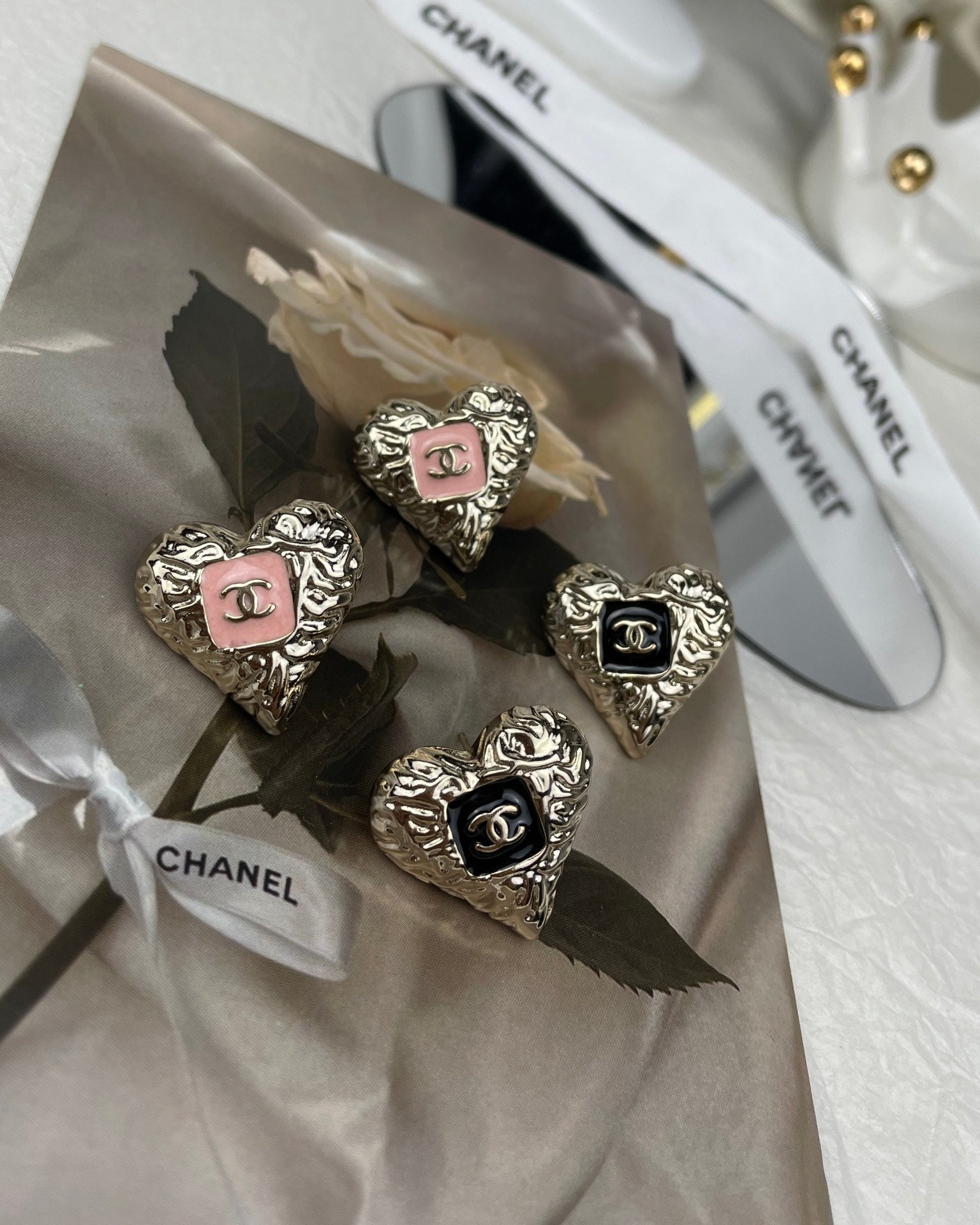 C  new love series earrings