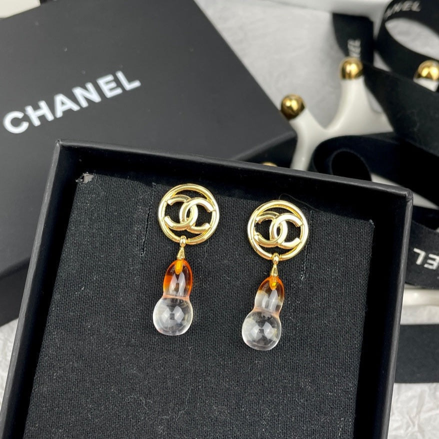 C  new gourd pendant earrings
