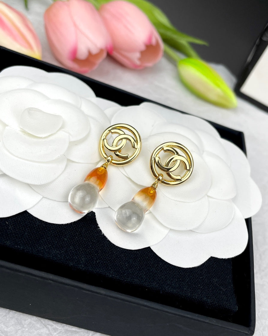 C  new gourd pendant earrings