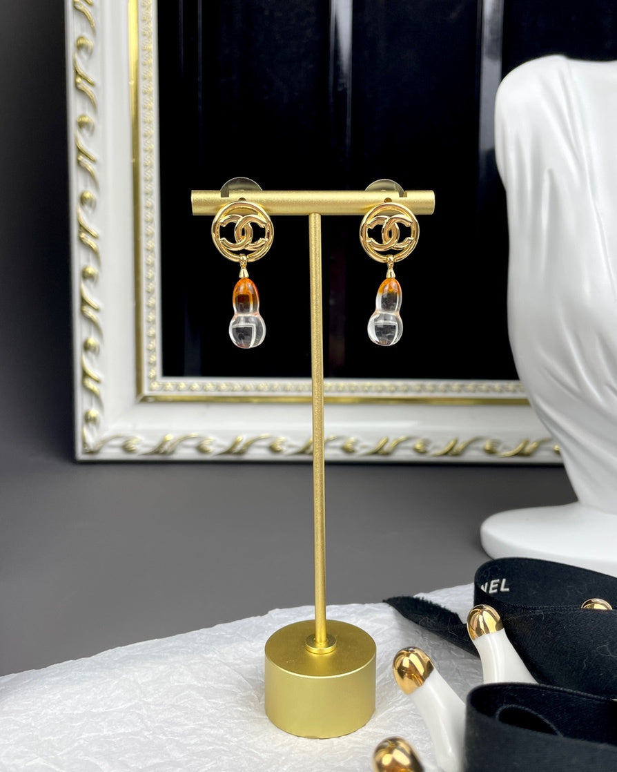 C  new gourd pendant earrings