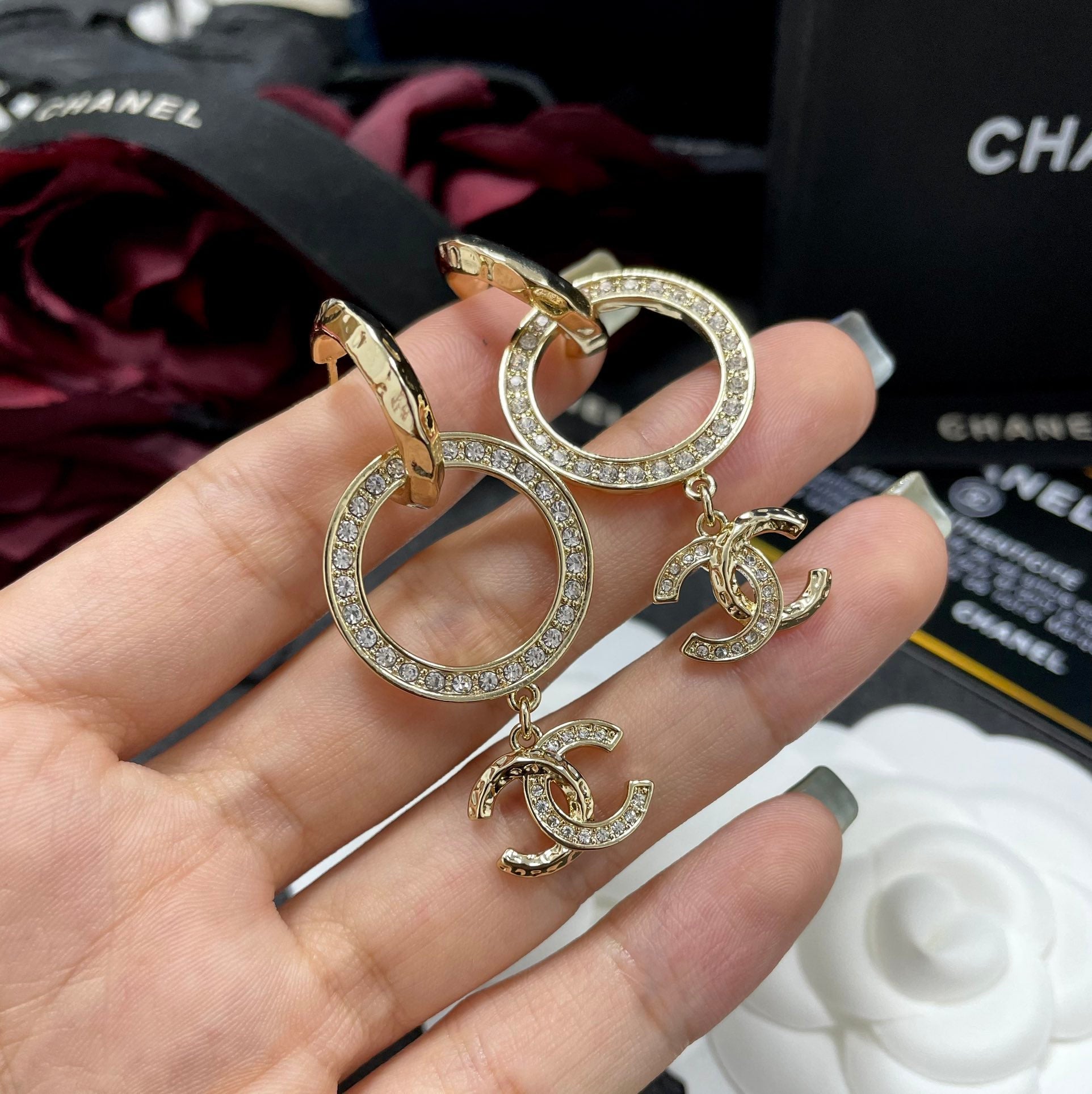 C  new earrings