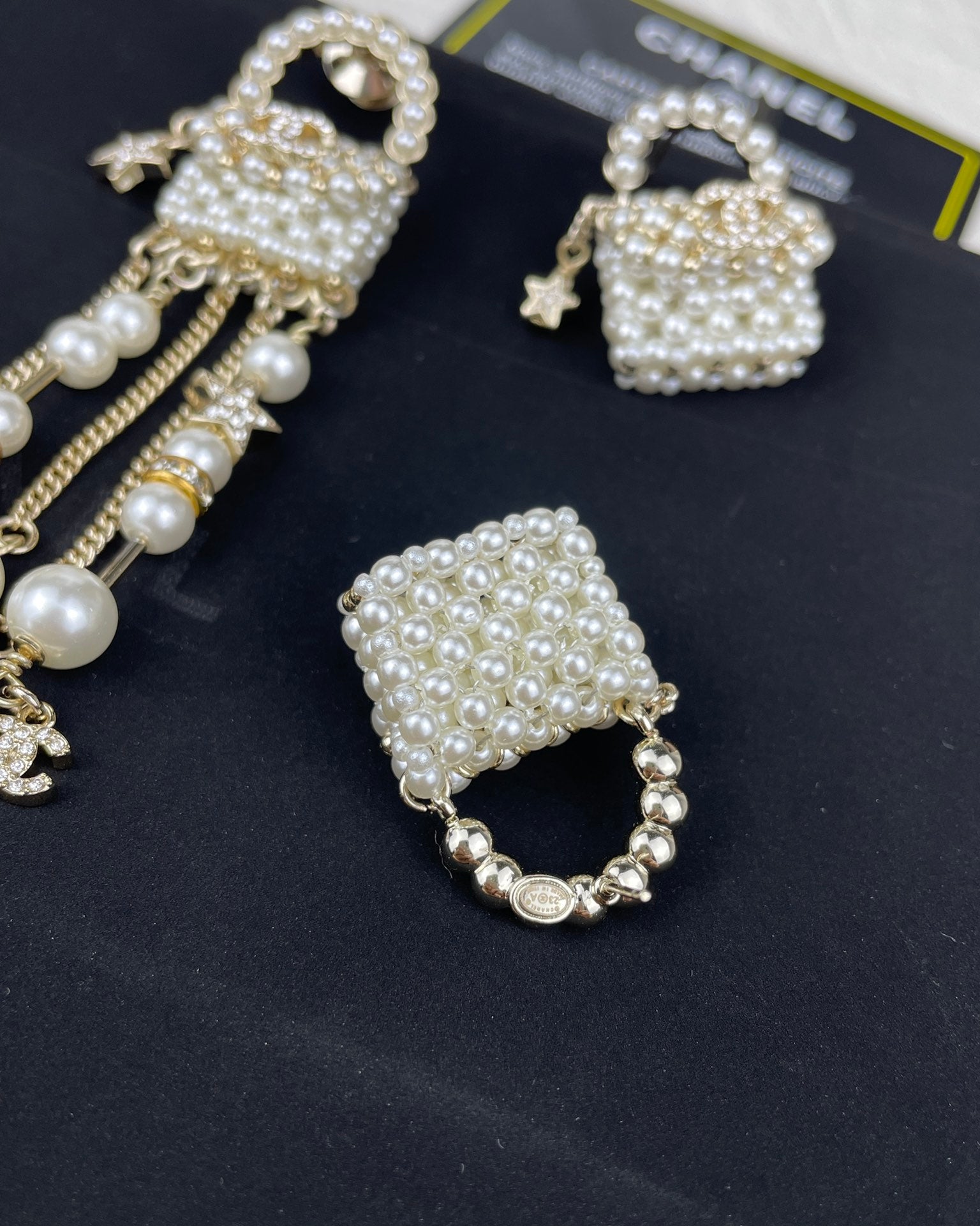 New braided pearl earrings