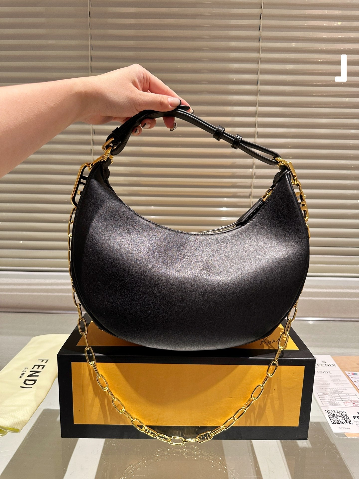 F new crescent bag
