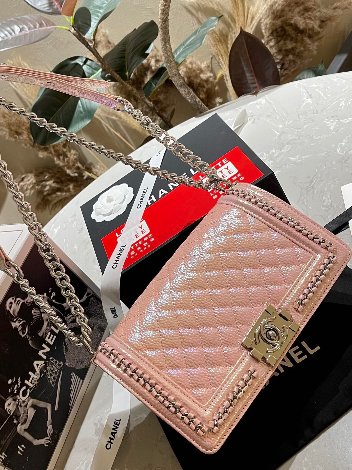 C new colorful woven rhombus hot bag